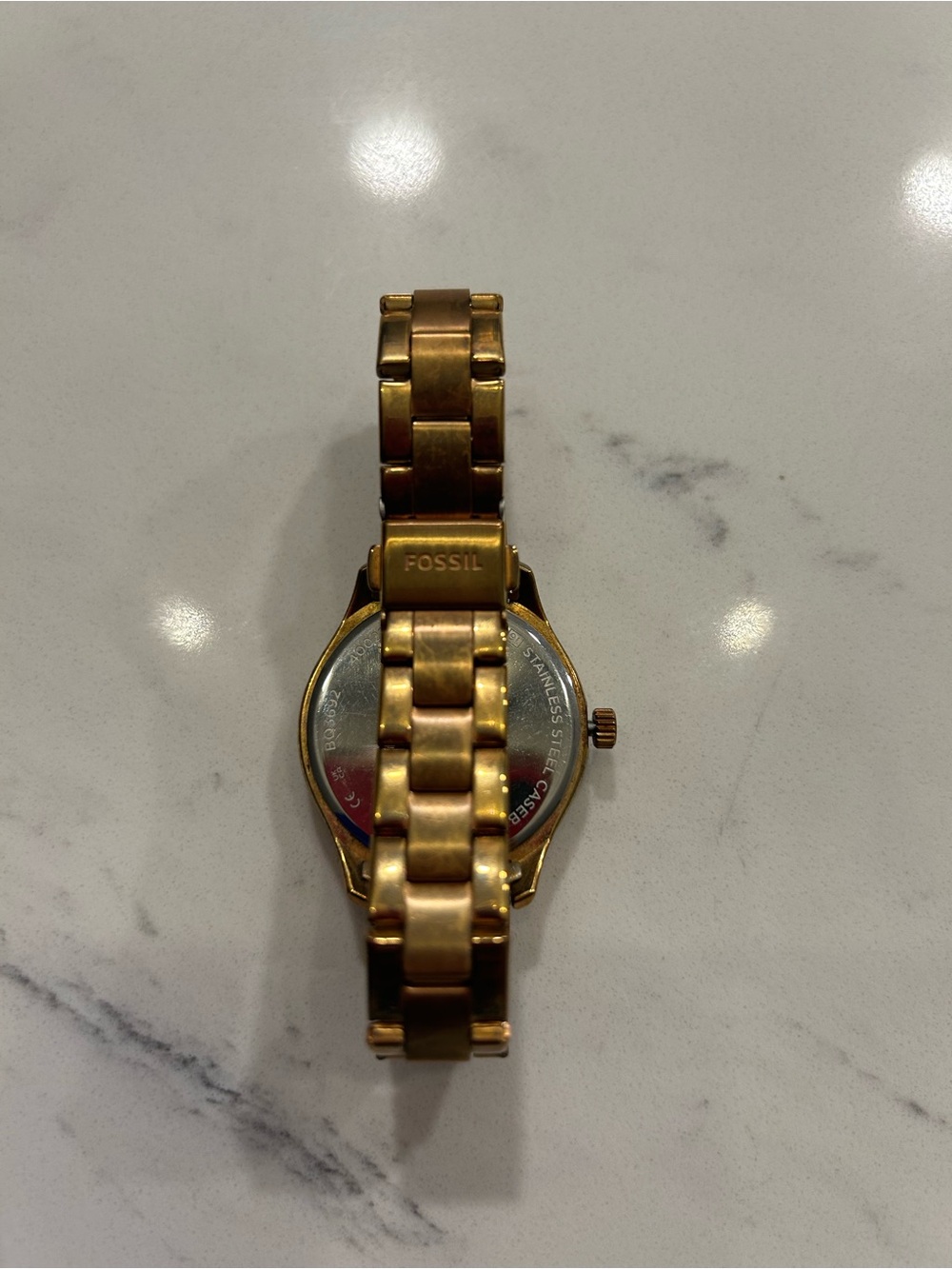 FOSSIL Rye Multifunction Gold-Tone Stainless Steel Watch - Picture 4 of 5